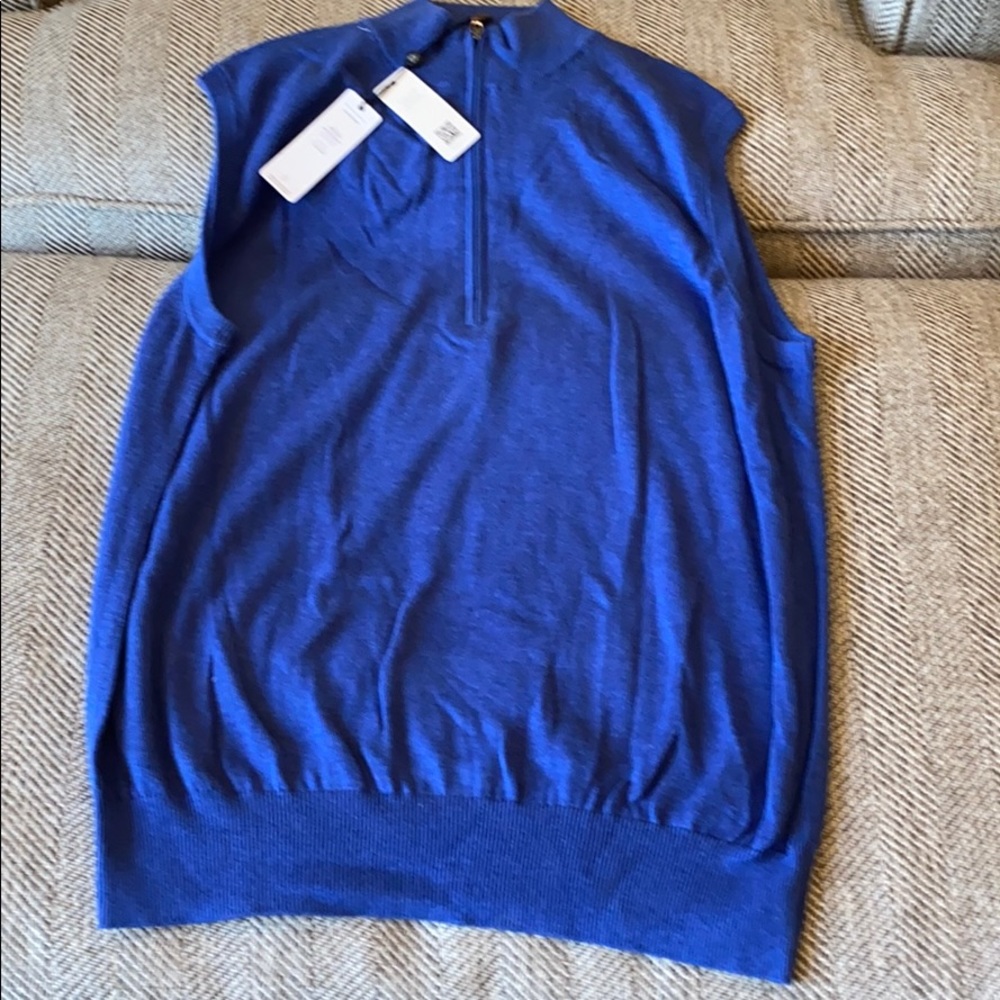 Turtleson 1/4 zip sweater vest size Large